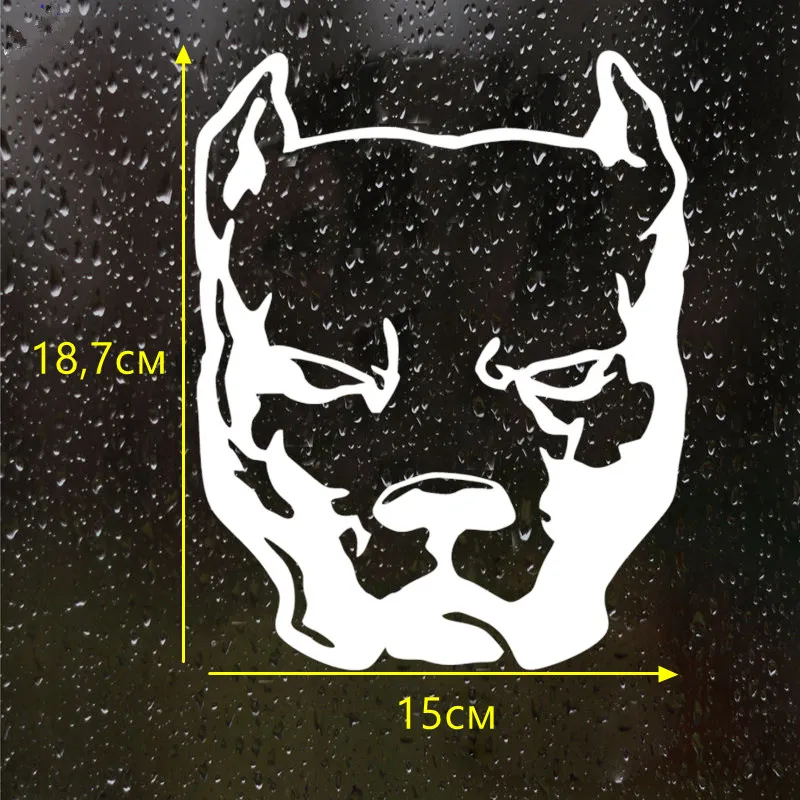 Impermeabile Pbull Dog Bulldog Adesivo per auto Decorazione Decal
