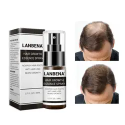 LANBENA быстро Мощный роста волос Essence продукты эфирное масло жидкость сущность спрей лечения предотвращения выпадения волос уход за волосами