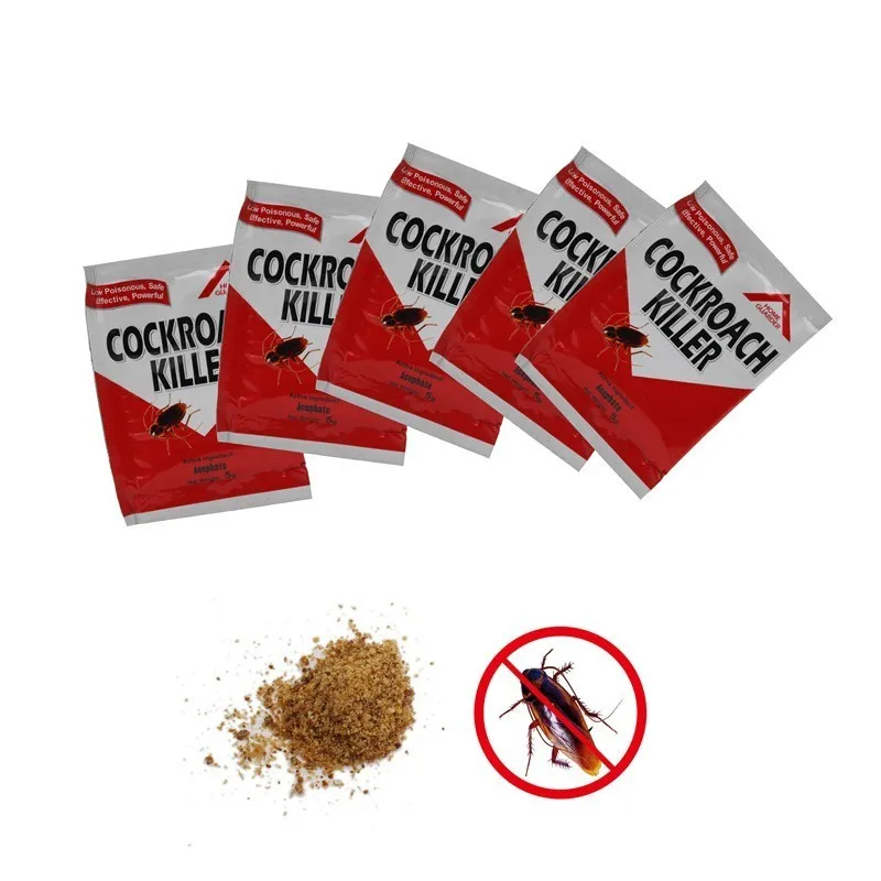 

25pcs/lot Effective Low Poisonous Safe Powerful Cockroach 5g Net Killing Bait Medicine Insecticide Cockroach Killer Pest Control