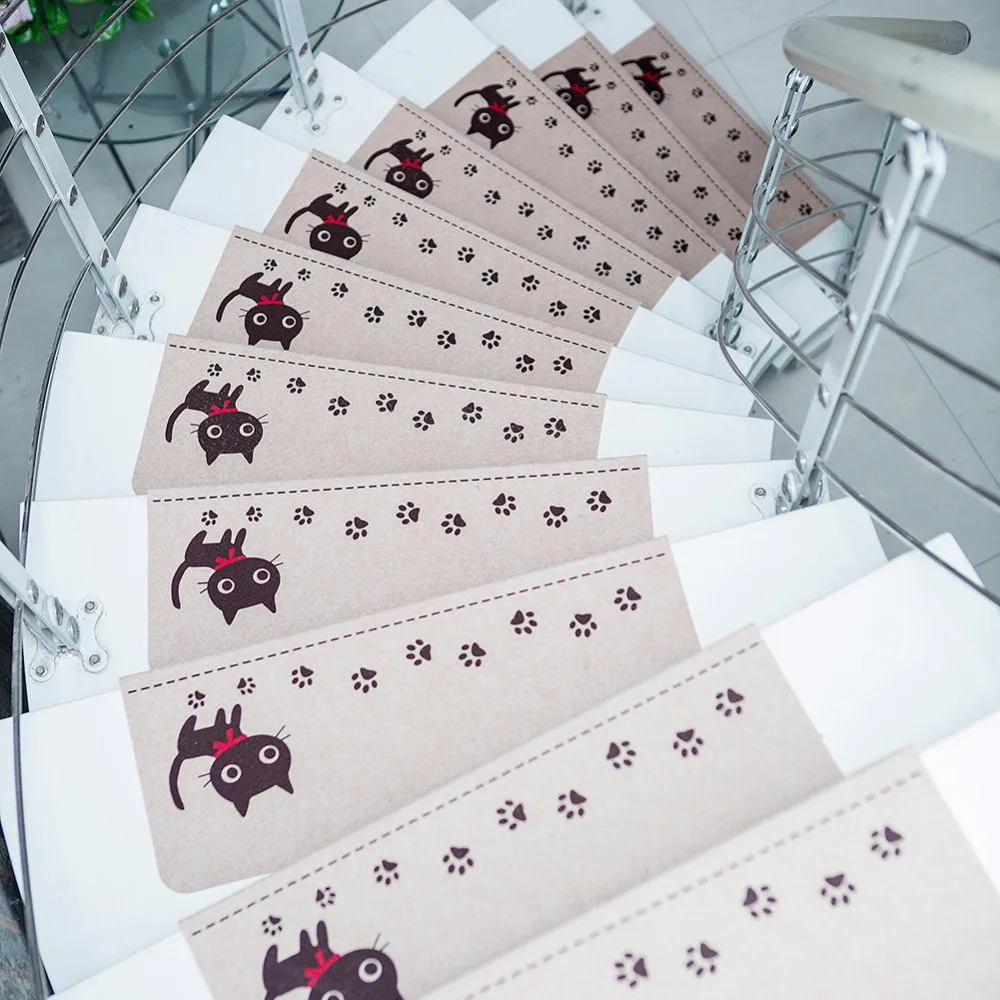 5pcs/set Stair Carpet Sets Slip Resistance Tread Mats Rugs for Stair Step Anti-skid Mat Fit For 20cm 22cm 24cm Width Stairs 5pcs/set Stair Carpet Sets Slip Resistance Tread Mats Rugs for Stair Step Anti-skid Mat Fit For 20cm 22cm 24cm Width Stairs