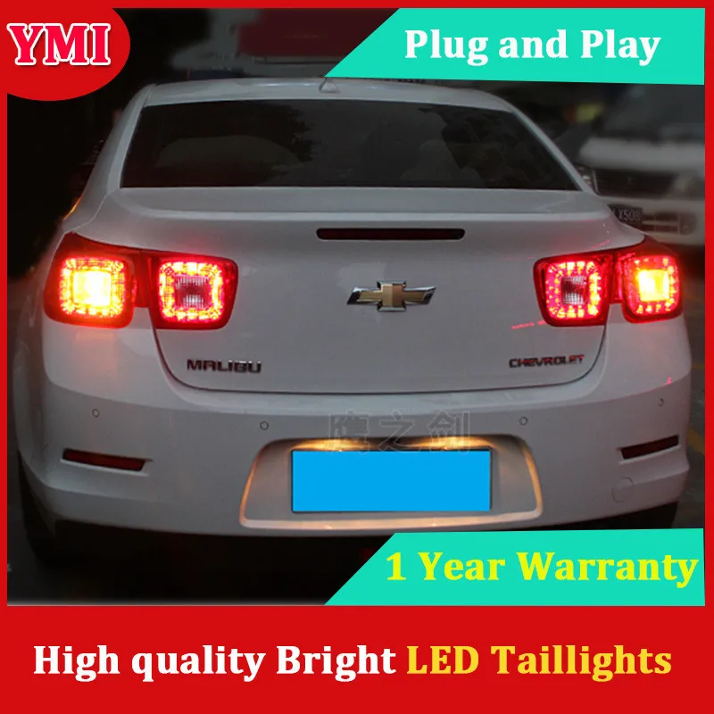 YMI Tail Lamp for Chevrolet Malibu Tail Lights LED Tail Light Rear Lamp