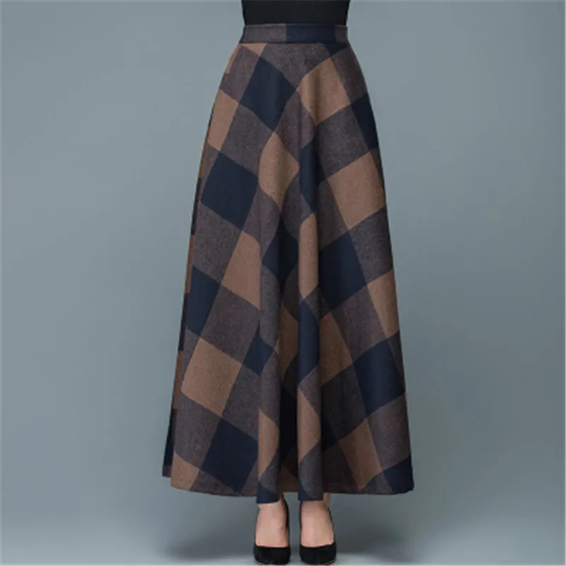 Blue coffee Plaid