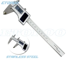 Высокое качество 150 мм 0,01 мм Солнечный цифровой штангенциркуль из нержавеющей стали солнечной энергии электронный Верньер манометр микрометр