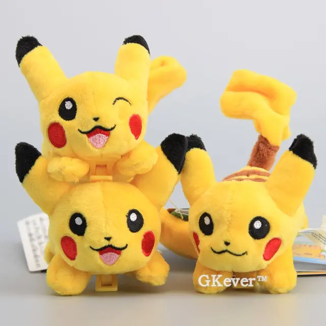 Best Price Cute Pikachu Plush Doll Pikachu Hanging Clip Soft Toy On My Shoulder Cospaly Party Toys 11 CM 