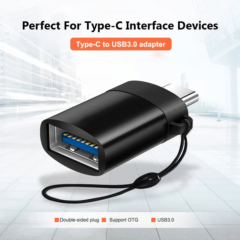 Type C к USB 3,0 конвертер OTG адаптер для зарядки и синхронизации данных кабель для samsung/Android/iPhone/MacBook