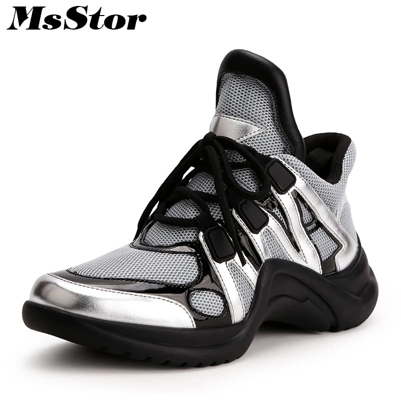 MsStor Round Toe Mixed Colors Sneakers Flats Shoes Woman Fashion Breathable Mesh Women Shoes Cross tied Women Brand Flat Shoes MsStor Round Toe Mixed Colors Sneakers Flats Shoes Woman Fashion Breathable Mesh Women Shoes Cross tied Women Brand Flat Shoes