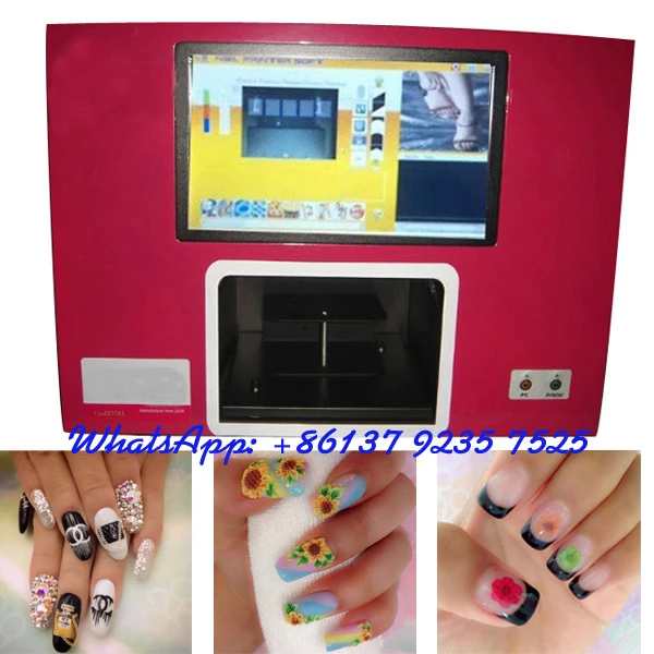 プロフェッショナル爪と花プリンタ5手爪印刷機ネイルアートマシン用爪印刷 Nail Printing Machine Nail Art Machineflower Printer Aliexpress