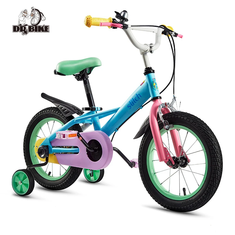 Drbike 12" Stitch Macaron Kids Bicycles Children Bike with