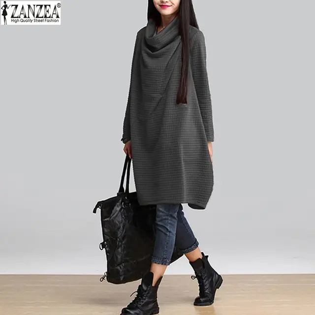 2019 Autumn Winter Zanzea Women Hoodies 8