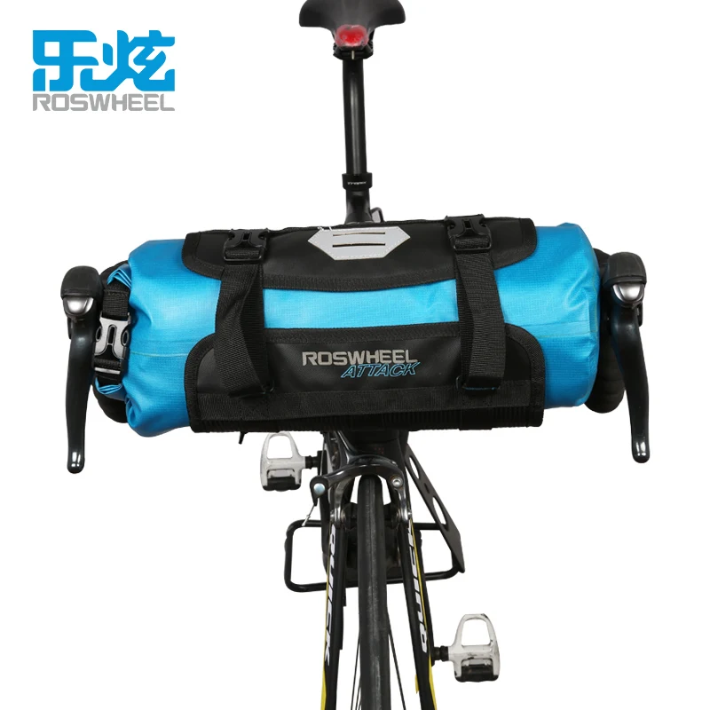 

ROSWHEEL large capacity Bicycle front bag Full waterproof Nylon Bike Bags Panniers Cycling Riding equipment Storage pack ATTACK