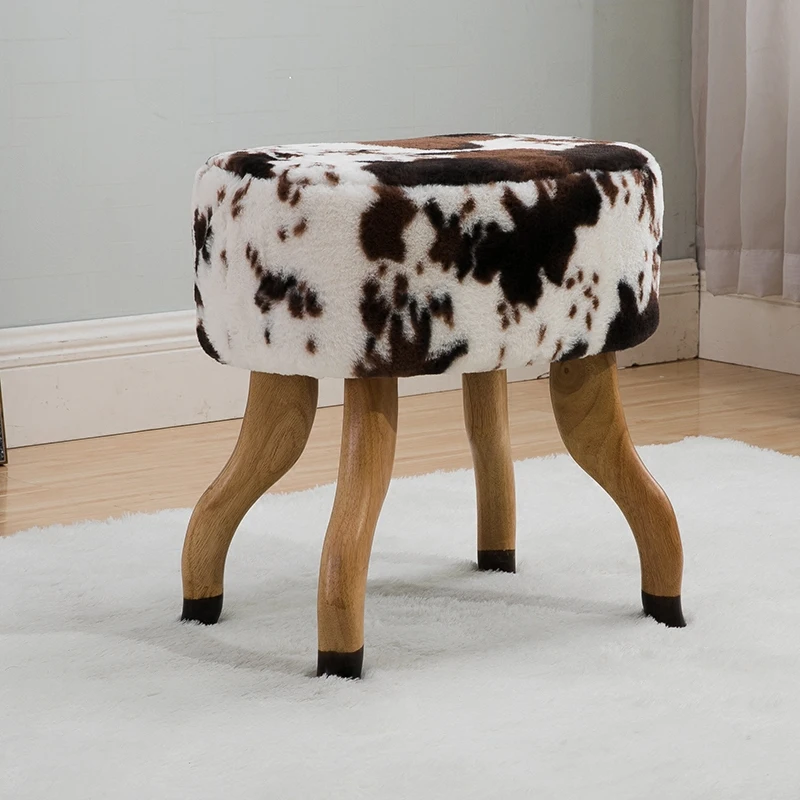 Новые горячие продажи табуреты табурет деревянные стулья Современная косметика для творческих скандинавских мытья дизайнерской мебели туалетный теплый табурет