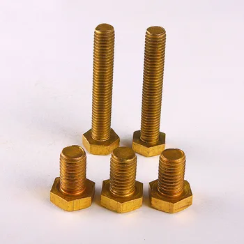 

2PCS Copper Screws Copper Hexagon Socket Bolts M16*30/35...100MM