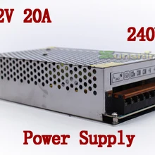 112 в 20A 240 Вт выключатель с одним выходом питания input вход для светодиодной ленты, камеры безопасности