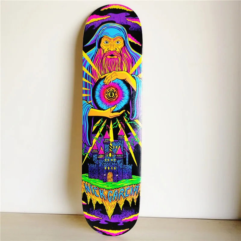 Goedkoop Kwaliteit VS Brand Element Skateboard Deck 8 inch Canadese Maple Skate Decks Dubbele Rocker Skateboarden