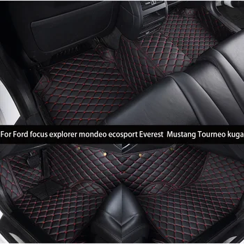 

shenlao Custom car floor mats for Ford focus explorer mondeo fiesta ecosport Everest s-max Mustang edge Tourneo kuga floor mats