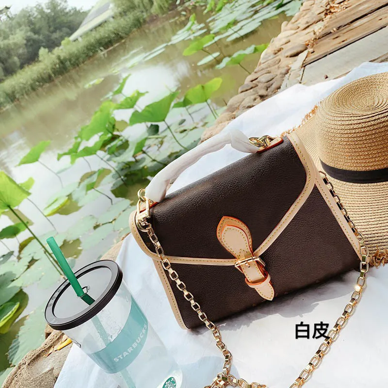 

2019 Genuine Leather fashion bag women handbag with good quality bags monogram bag Women Luxury shoulder crossbody chain bag
