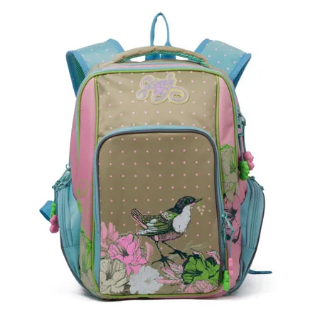 Новая мода цветок бабочки печатных нейлон легкий флуоресцентный ребенок рюкзак магистральной защиты школьные рюкзаки для девочек - Цвет: 6