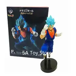 Dragon Ball супер воины Супер Saiyan синий Vegetto ПВХ Ichiban Kuji Dragon Ball игрушки Коллекционная модель игрушки 22 см