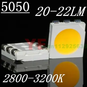 

Super bright 20-22LM 5050 warm white led 2800-3200K SMD light emitting diode(CE&Rosh)