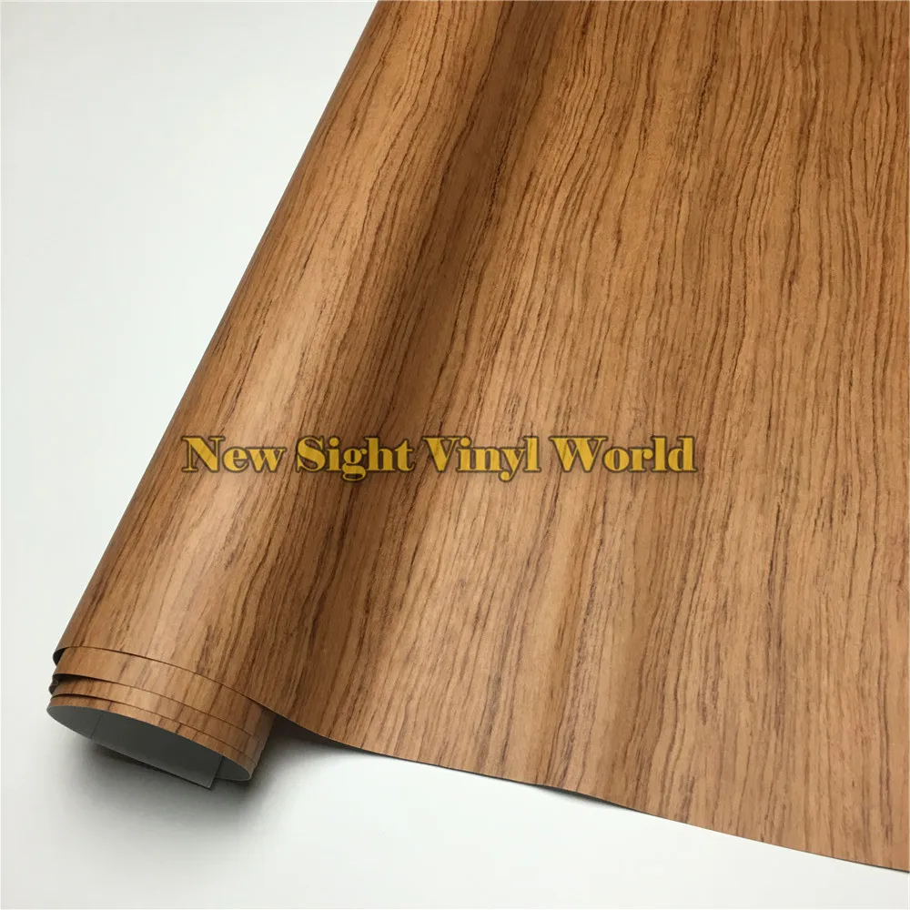 Rosewood Wood Grain Adhesive Vinyl Wrap Film Sticker For Floor