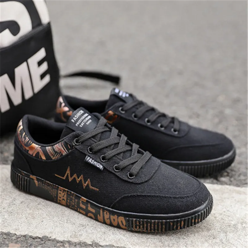 KipeRann 2018 spring and autumn canvas men's sports shoes low to help black casual shoes walking running shoes KipeRann 2018 spring and autumn canvas men's sports shoes low to help black casual shoes walking running shoes