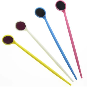 

2pcs Disposable Mouth Exam Reflector Mirrors Plastic Anti-fog Lens Dental Tooth Whitening Instrument Oral Hygiene Care Tool