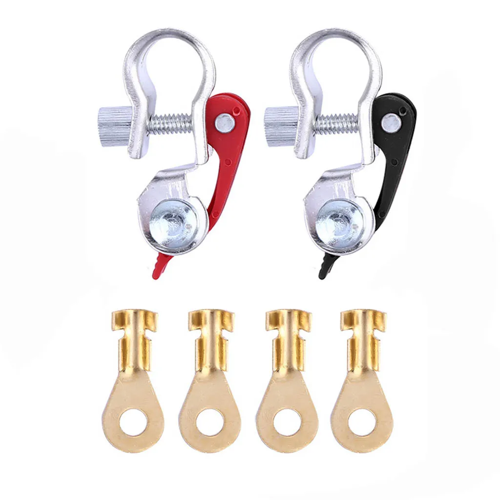 

Battery Terminal Universal Auto Car Battery Negative Positive Terminal Clamp Clip Brass Connector Battery Connector