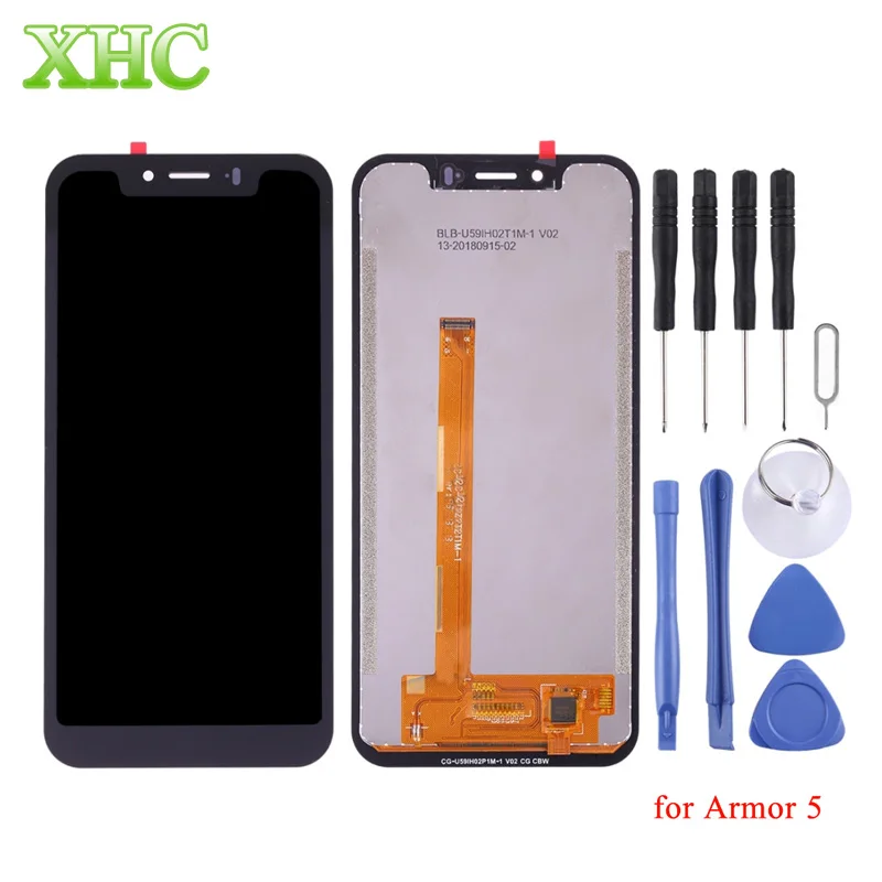 

LCD Screen Digitizer Full Assembly Replacement for Ulefone Armor 5 6 6E Mobile Phone Repair Part