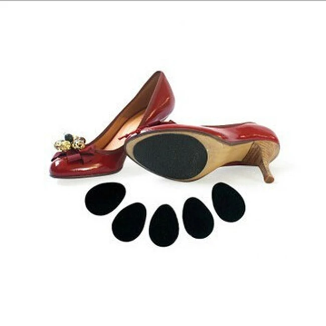 

Free shipping 500pairs/lot Anti-Slip Stick on Shoe Grip Pads Self-Adhesive Non-slip Rubber Sole Protector