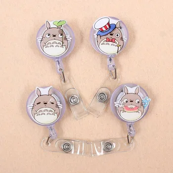 

Creative 60cm Cartoon Acrylic Totoro Identity Retractable Badge Reel Student Nurse Doctor Exhibition Enfermera Name Card Chest