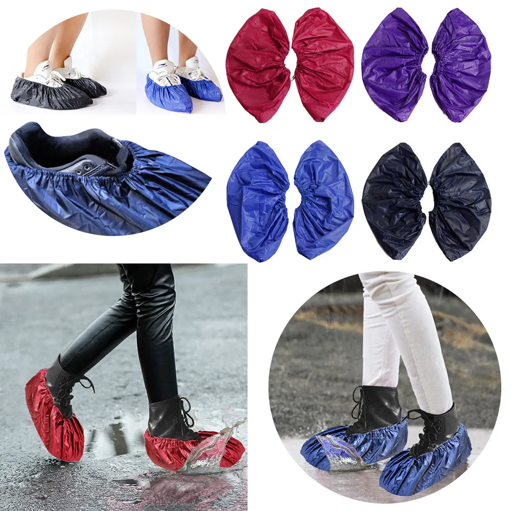 

2019 Rainy Day Shoes Cover Unisex Boots Reusable Rain Overshoes Waterproof Anti-slip Shoe Boot Rain Days Useful Shoes bag