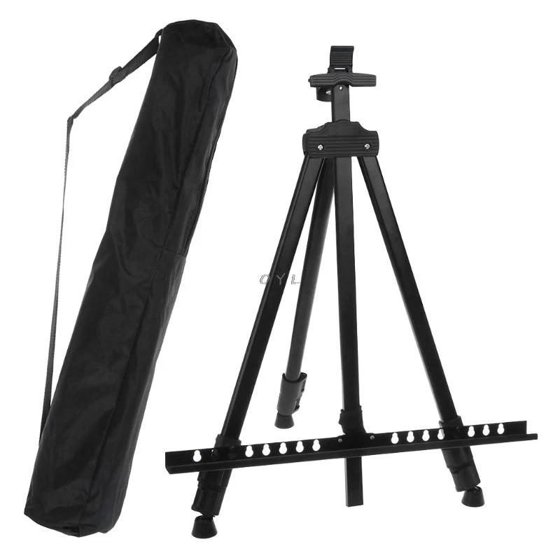 Tall Display Telescopic Studio Painting Metal Tripod Art Easel Tripod