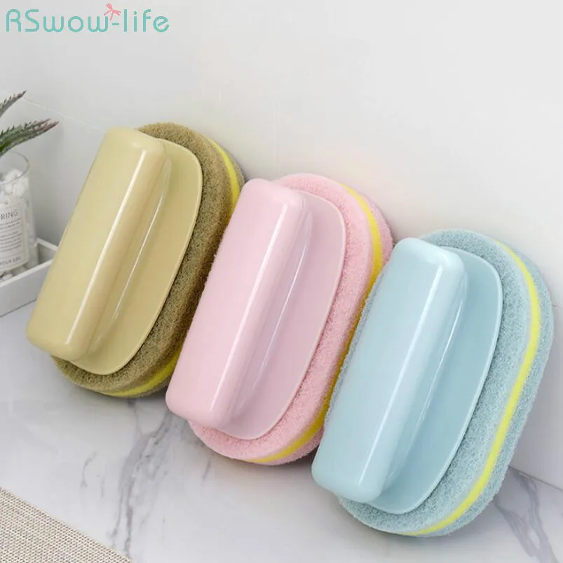 

Powerful Pot Brush With Handle Bathroom Tile Cleaning Tool Brush Kitchen Decontamination Cleaning Pot Brush Plastic Dish Brush