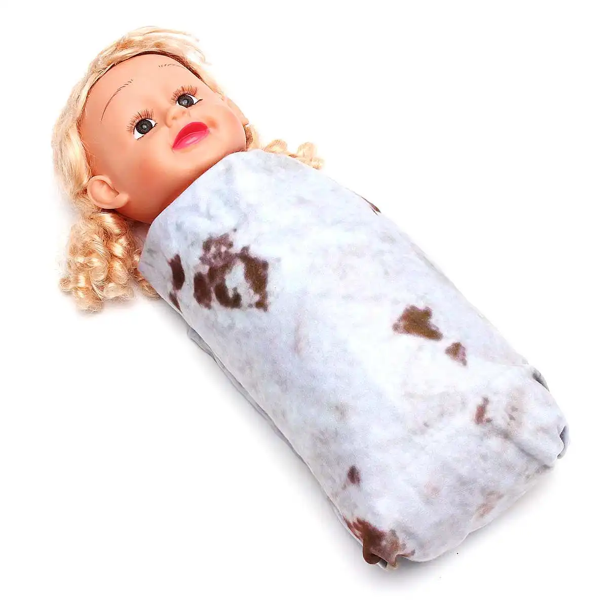 

91cm Soft Newborn Photography Prop Baby Blankets Printed Wrap Infant Baby Boys Girls Sleeping Swaddle Muslin Wrap flannel