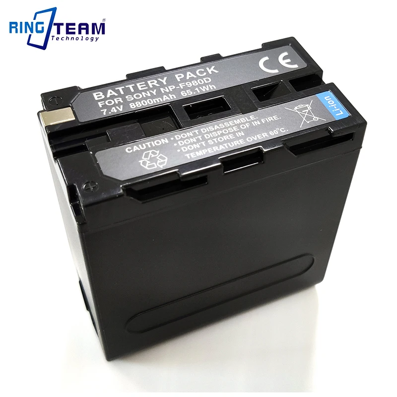Аккумулятор NPF NP F980D 8800 мАч + DMW BLC12 DCC8 соединитель постоянного тока для камер Panasonic