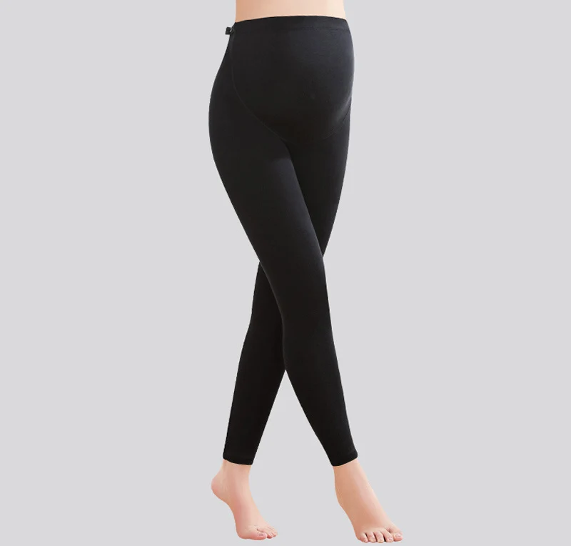 Large Size Maternity Winter Leggings Warm Thick Pants Pregnant Women Maternity Pants High Waist Trousers Clothing for Pregnant