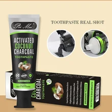 100% natural herbs Activated Bamboo Charcoal Teeth Whitening Toothpaste Black Mint Flavor stain removal whitening toothpaste insan bamboo salt toothpaste 160g