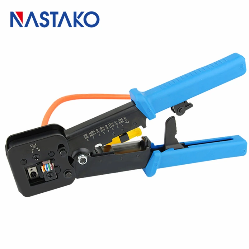 Сетевой Инструмент EZ RJ45 обжимной инструмент плоскогубцы для зачистки сетевого