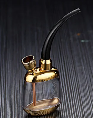

Mini Pipe Smoking Filter Shisha Hookah Double Circulation Water Pipe Tobacco Types Cigarette Holder Pipes For Smoking smoke