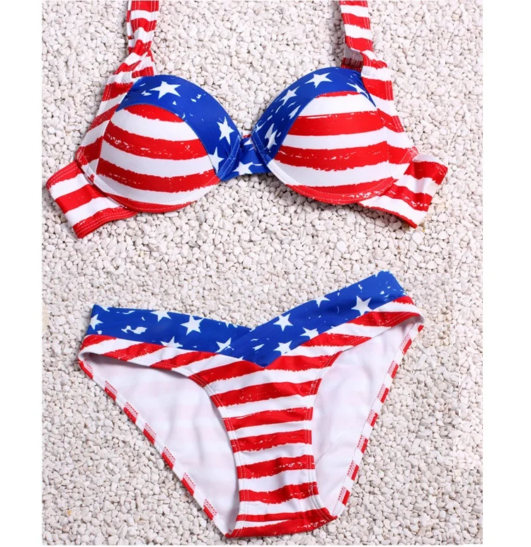 Europe New Sexy Women Swimwear Quality Bikinis Set Strappy Girls U.S.A