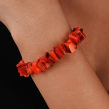 Натуральный браслет из медузы, ювелирные изделия в Европе и Америке: цветной, сладкий, дробленый, браслет из медузы и ножной браслет