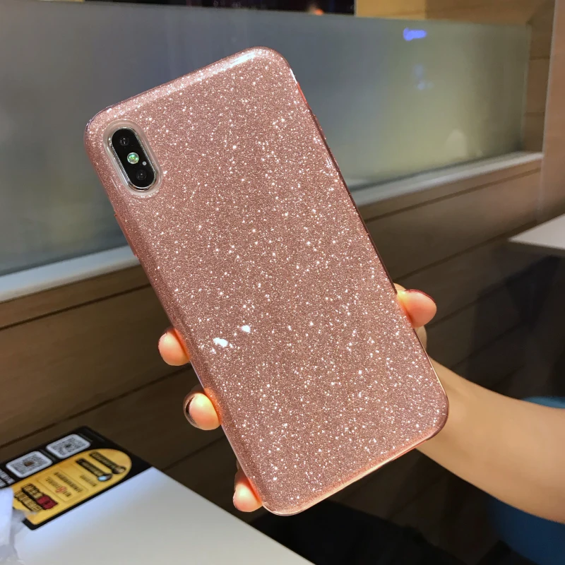 Роскошный блестящий Блестящий Мягкий чехол со звездами для iphone Xs Max, Силиконовый противоударный чехол для iphone XR 11 Pro Max, чехол для девочек