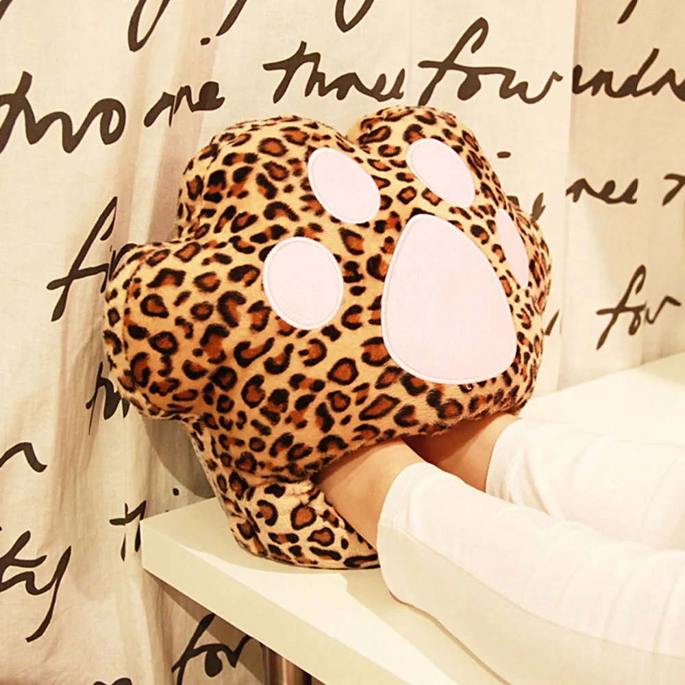 

1pc/lot Big Feet Warm Slippers New Cartoon USB Foot Warmer Shoes Computer PC Electric Heat Slipper Popular