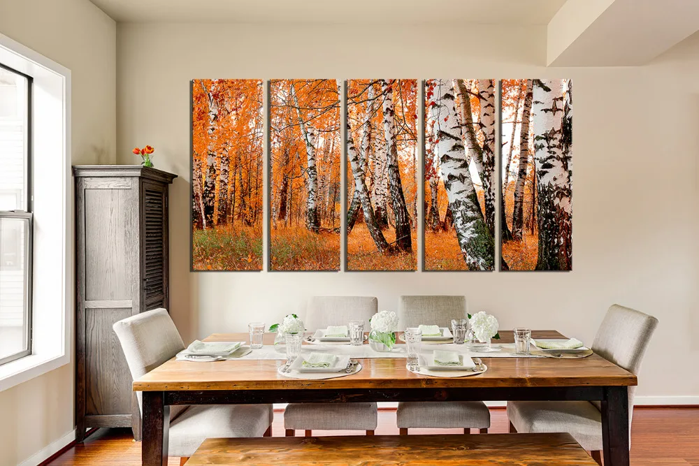 5_piece_large_pictures_dining_room_huge_canvas_art_orange_scenery_group_canvas__88903.1477042458.1280.1280