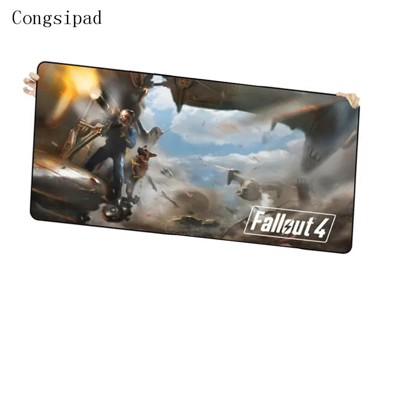 Congsipad Fallout 4 большой игровой коврик для мыши геймер Блокировка края клавиатуры
