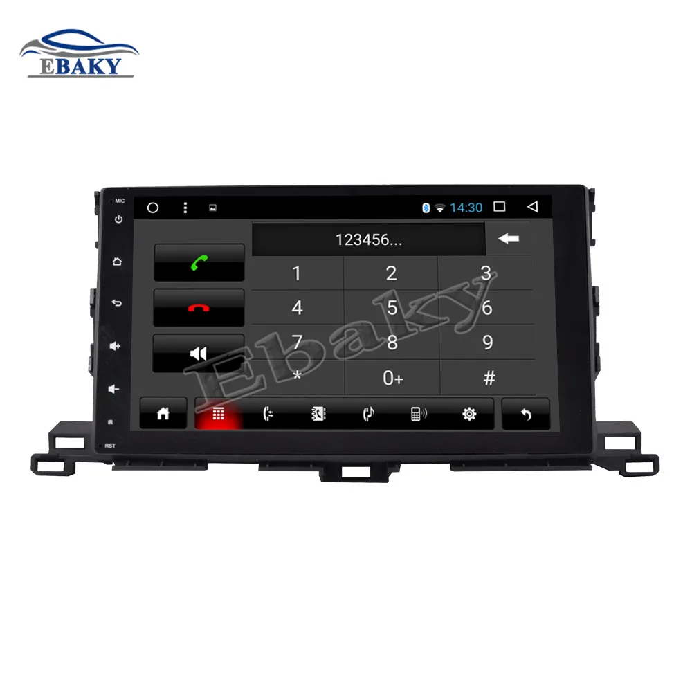 Cheap NaviTopia 10.1inch 1GB/2GB RAM Quad Core/Octa Core Android 7.1/8.1 Car DVD Radio for Toyota Highlander 2015 with GPS/maps 16