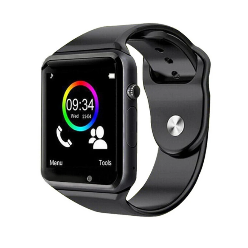 A1 Смарт часы для мужчин Bluetooth наручные Спорт Шагомер с SIM Камера Smartwatch Android