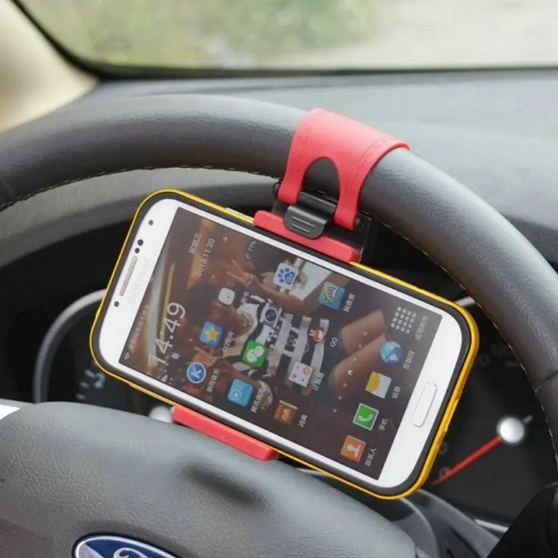 Автомобильный руль гнездо-держатель для телефона для Xiao mi 6 mi 5C mi 5S Plus Red mi 4X Note 4 Pro P10 P9 P8 Lite M5S M3S Honor 6X8