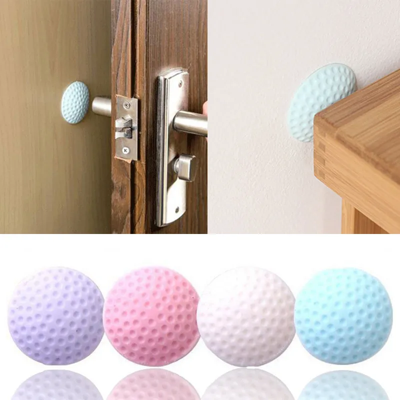 

Door Crash Pad Door Stopper Thickening Mute Door Fenders Wall Fenders Golf Modelling Rubber Doorstops Lock Protective Pad