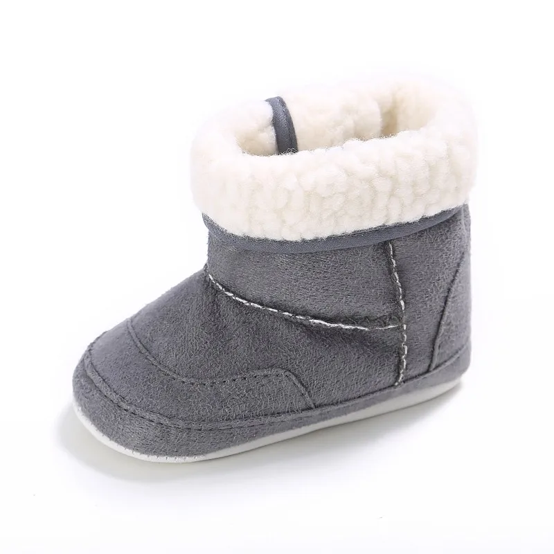 Новые для маленьких мальчиков девочек Теплые Женские зимние ботинки для новорожденных Нескользящие пинетки обувь Bebe теплые сапоги
